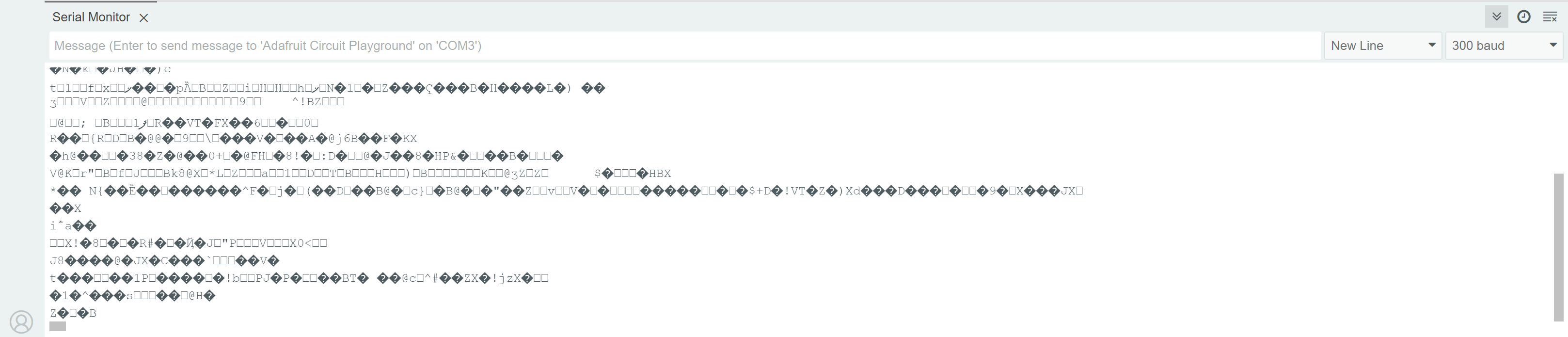 Serial Monitor Gibberish